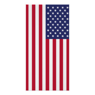 Poster Drapeau des États-Unis d'Amérique