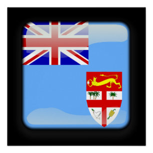 Poster Drapeau des Fidji