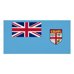 Poster Drapeau des Fidji