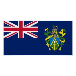 Poster Drapeau des îles Pitcairn