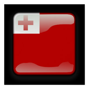Poster Drapeau des Tonga