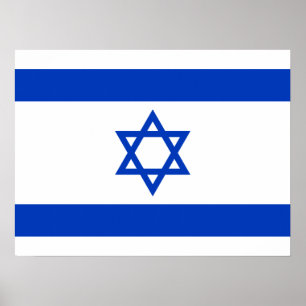 Poster Drapeau d'Israël