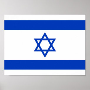 Poster Drapeau d'Israël