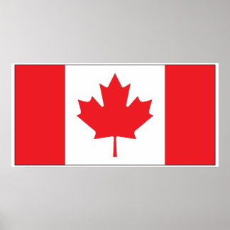 Poster Drapeau du Canada