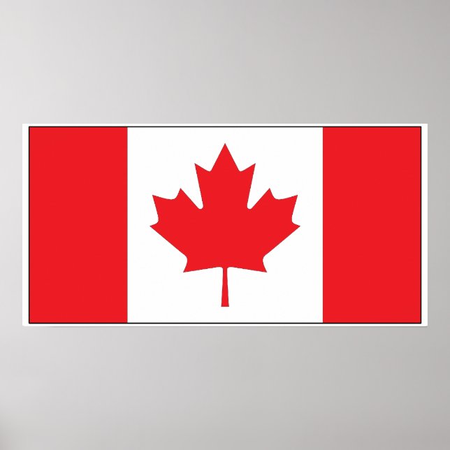 Poster Drapeau du Canada (Devant)