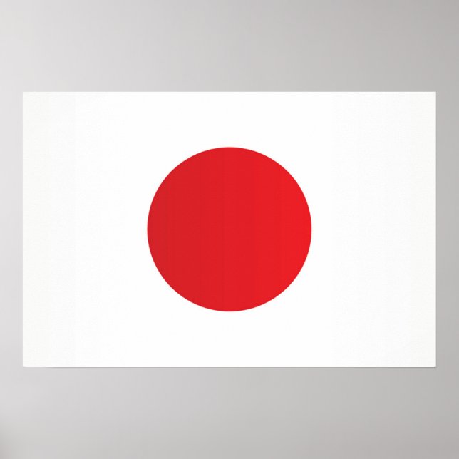 Poster Drapeau du Japon (Devant)