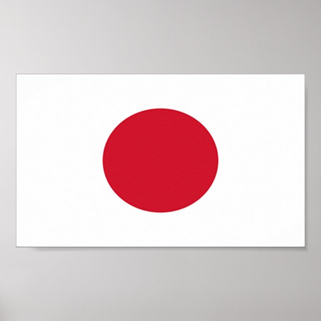 Poster Drapeau du Japon (Devant)