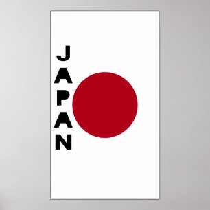 Poster Drapeau du Japon