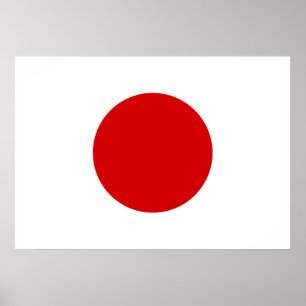 Poster Drapeau du Japon