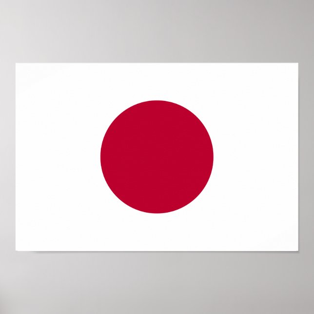 Poster Drapeau du Japon (Devant)