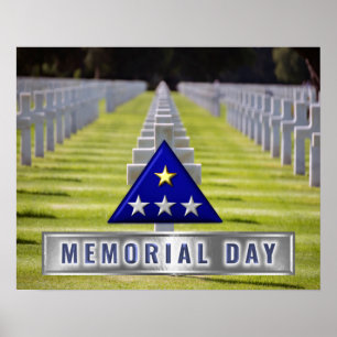 Poster Drapeau du jour commémoratif