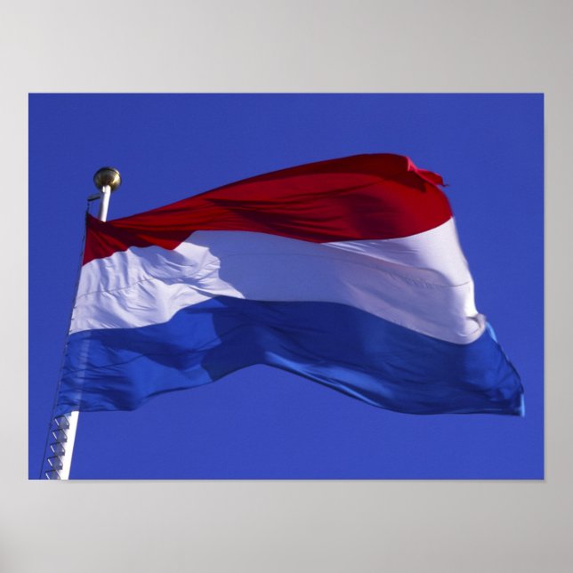 Poster drapeau du Luxembourg RF) (Devant)