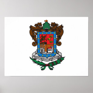 Poster Drapeau du Michoacan