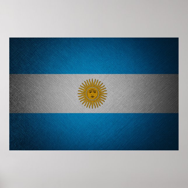 Poster Drapeau du mur d'Argentine (Devant)