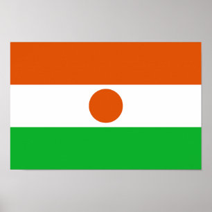 Poster Drapeau du Niger