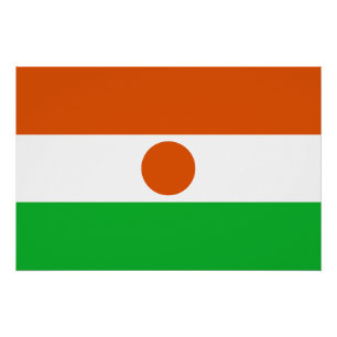 Poster Drapeau du Niger