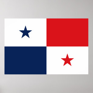Poster Drapeau du Panama