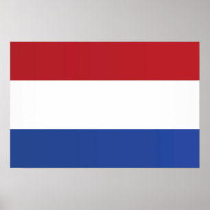 Poster Drapeau du Pays-Bas