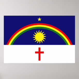 Poster Drapeau du Pernambuco, Brésil