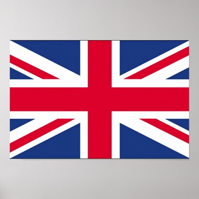 Poster Drapeau du Royaume-Uni (Devant)