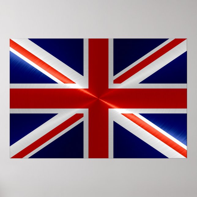 Poster Drapeau du Royaume-Uni (Devant)