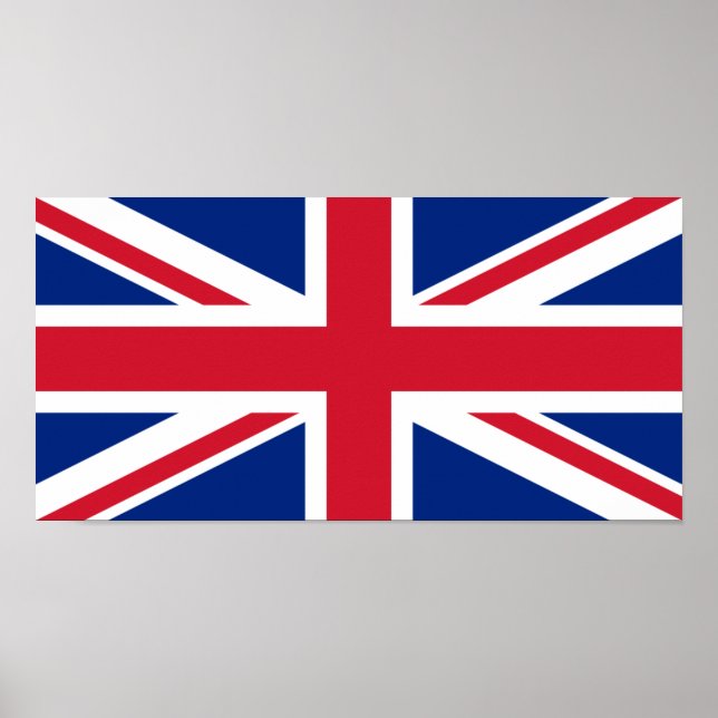 Poster Drapeau du Royaume-Uni (Devant)