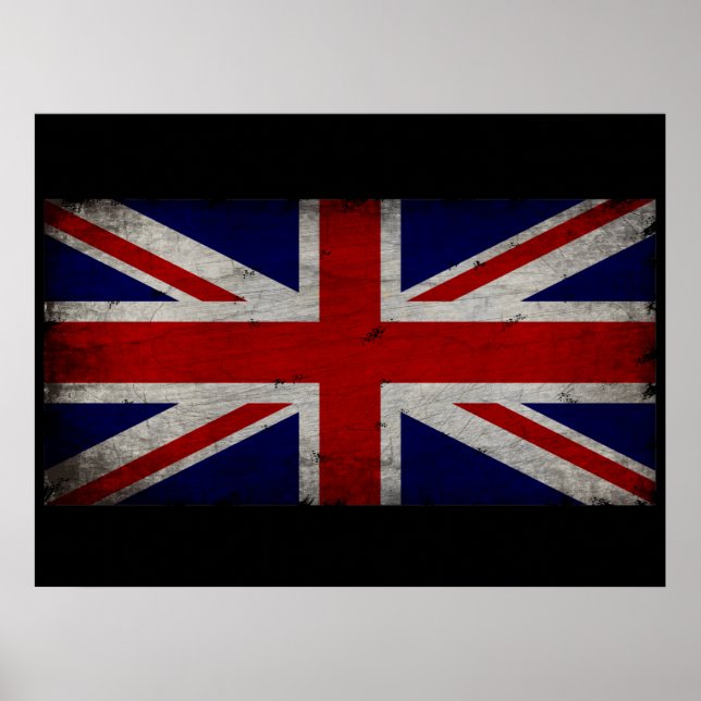 Poster drapeau du Royaume-Uni  (Devant)