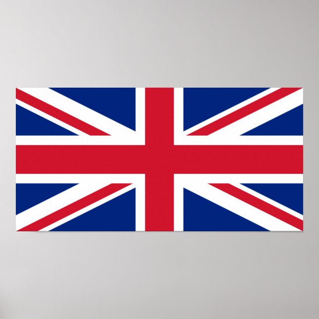 Poster Drapeau du Royaume-Uni (Devant)
