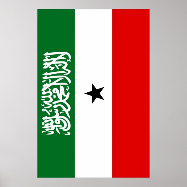 Poster Drapeau du Somaliland (Devant)