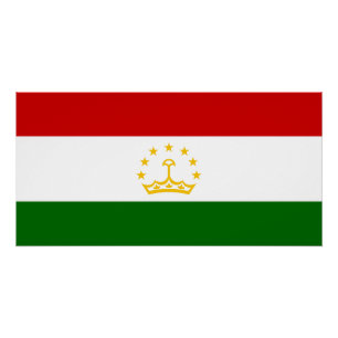 Poster Drapeau du Tadjikistan