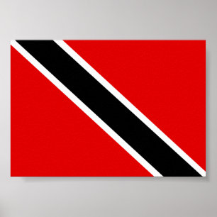 Poster Drapeau du Trinidad Tobago