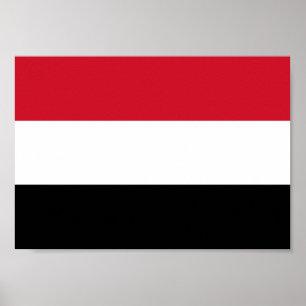 Poster Drapeau du Yémen