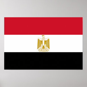 Poster Drapeau égyptien