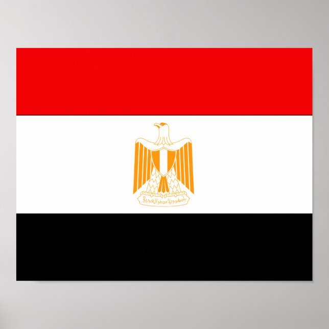 Poster Drapeau égyptien (Devant)