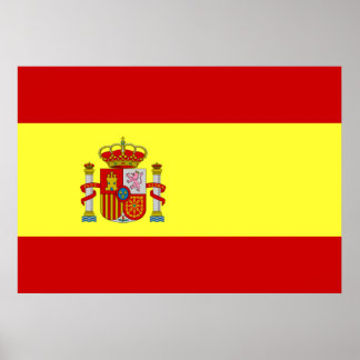 Poster Drapeau Espagne