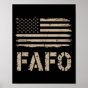 Poster Drapeau Fafo
