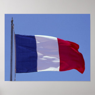 Poster Drapeau français