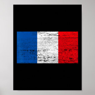 Poster Drapeau français Drapeau France Viva La France