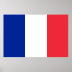 Poster Drapeau France 