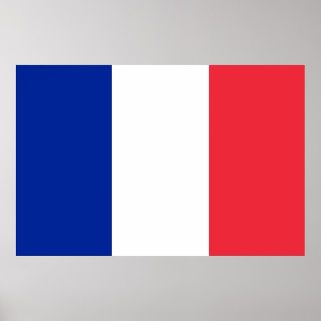 Poster Drapeau France (Devant)