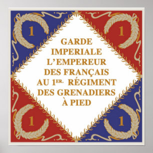Poster Drapeau impérial de garde