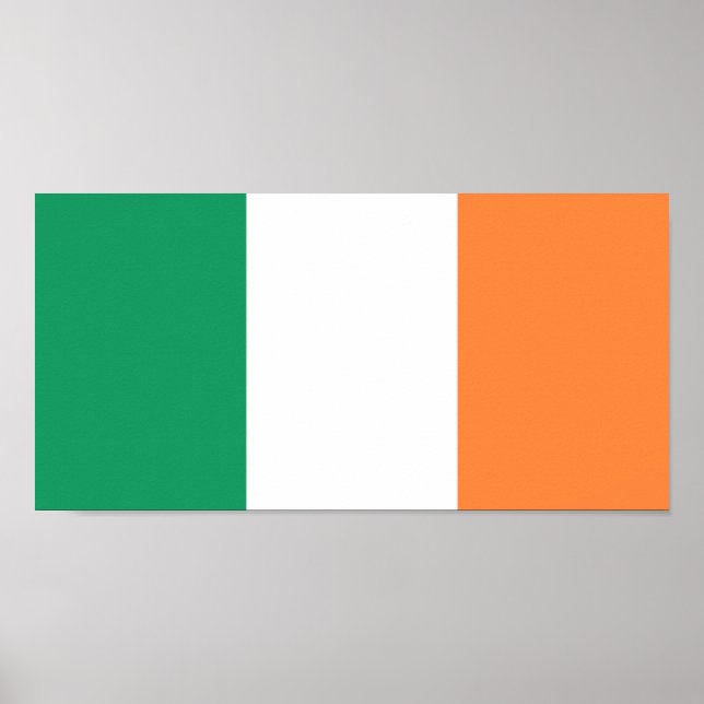 Poster Drapeau irlandais (Devant)