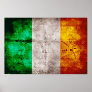Poster Drapeau irlandais