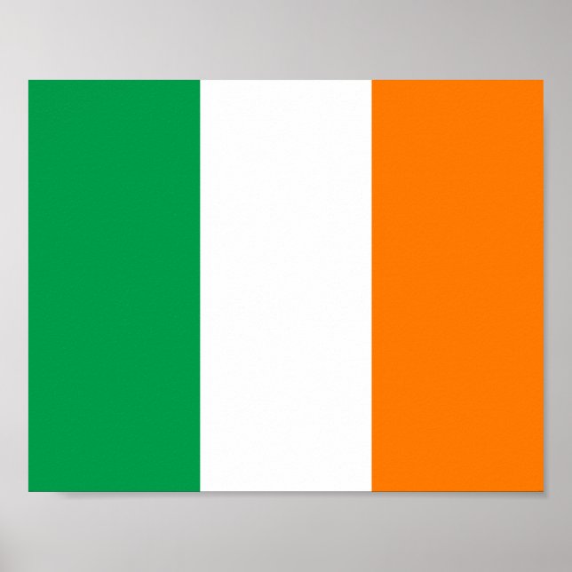 Poster Drapeau irlandais (Devant)
