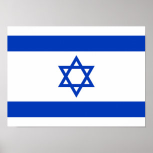 Poster Drapeau Israël