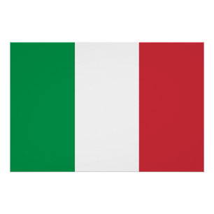 Poster Drapeau Italie