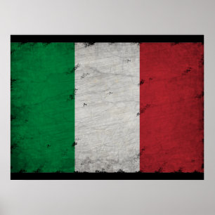 Poster drapeau italien