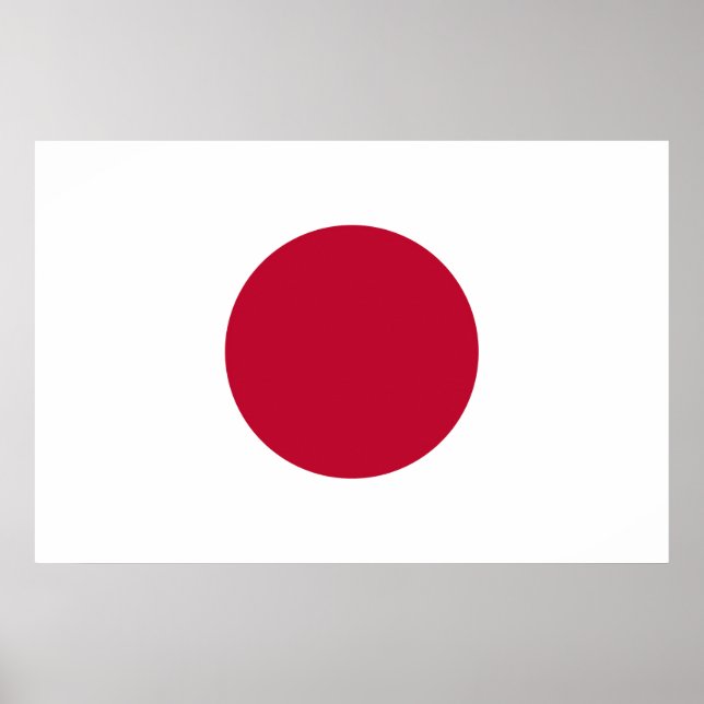 Poster Drapeau Japon (Devant)