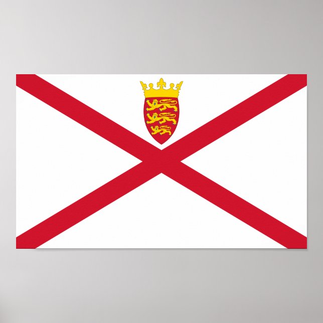 Poster Drapeau Jersey (Devant)