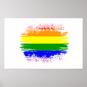 Poster Drapeau LGBT